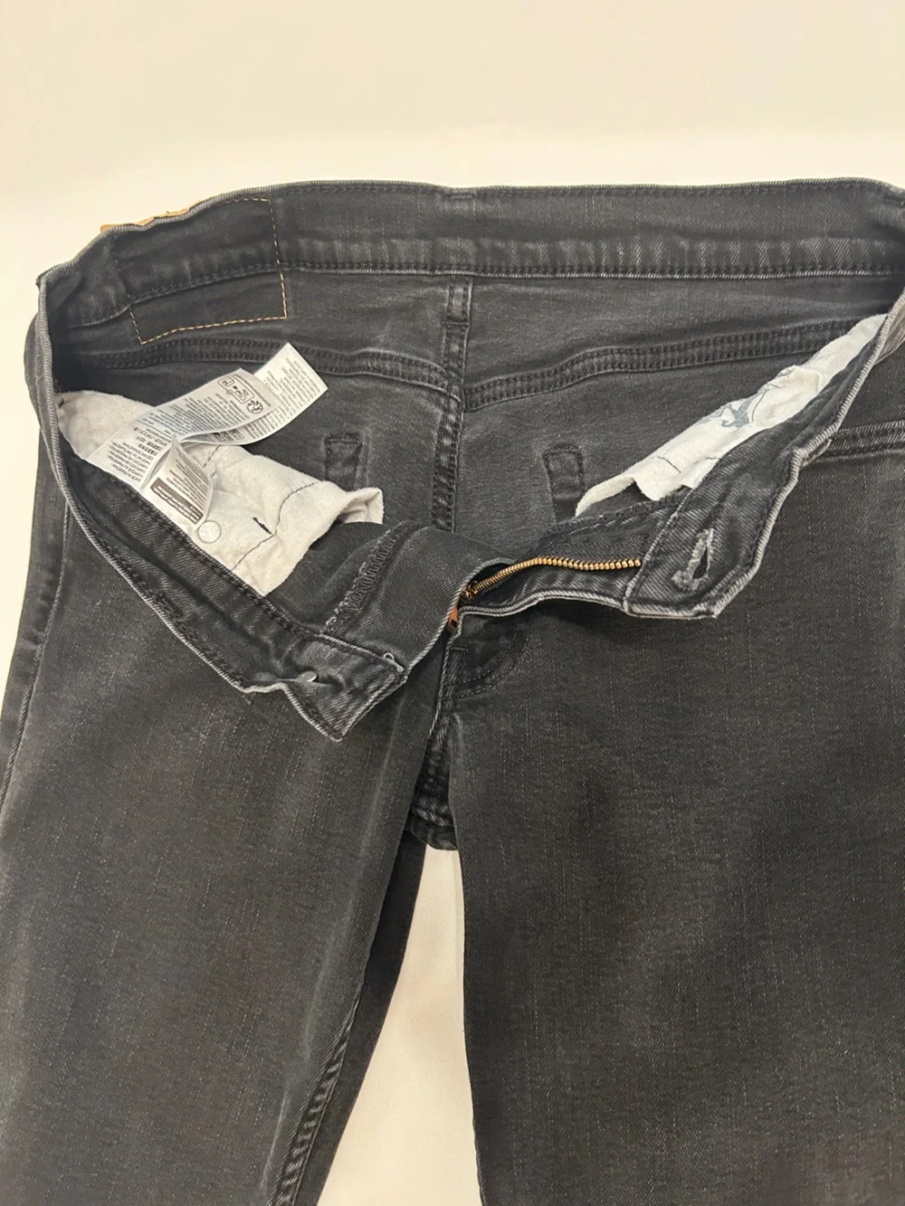 Men’s Black Slim Bootcut Jeans